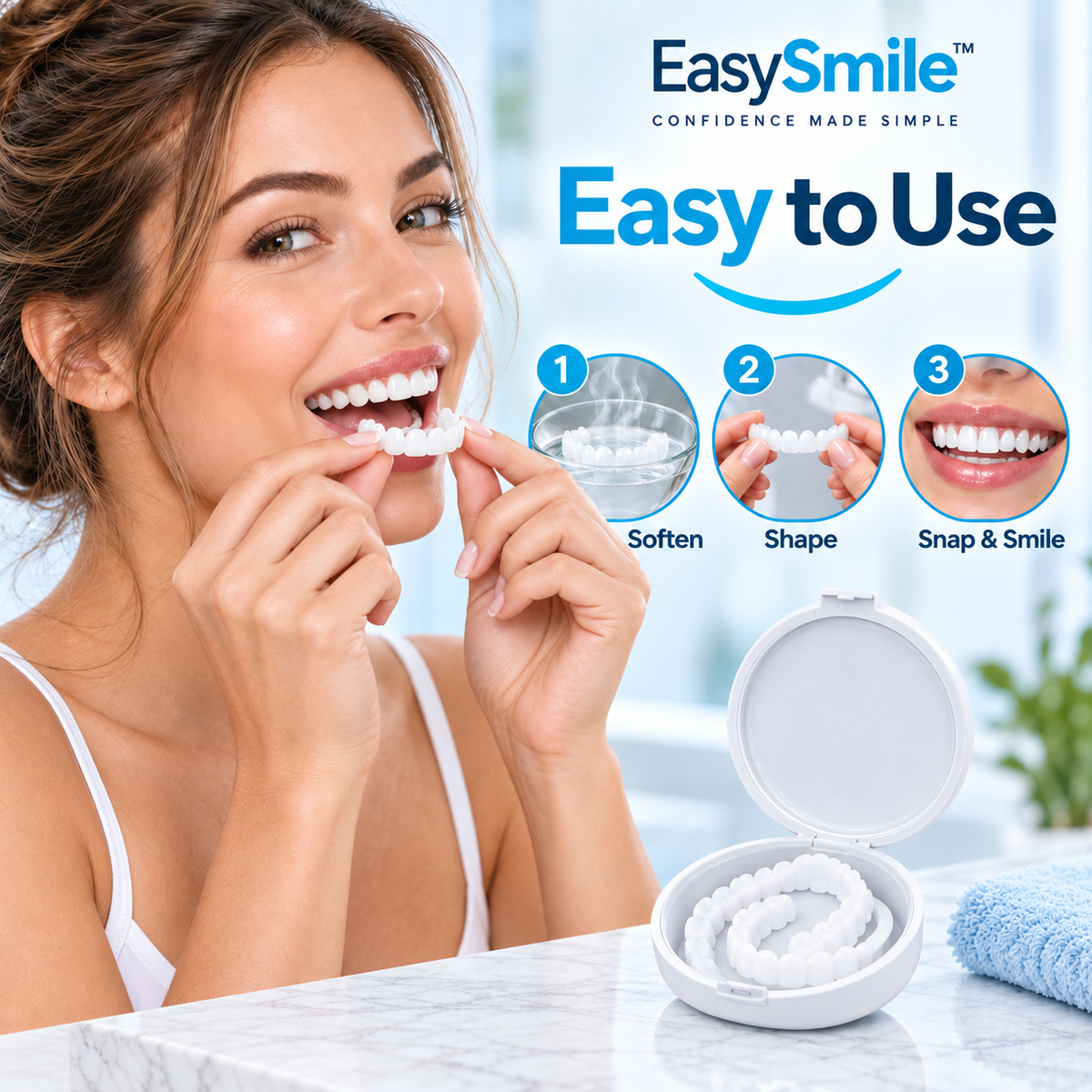 EasySmile™ Clip-On Veneers